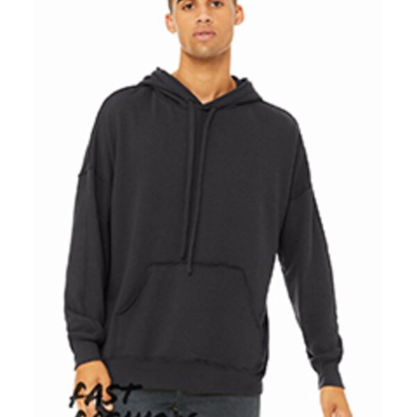 FWD Fashion Unisex Raw Seam Hooded Sweatshirt Thumbnail
