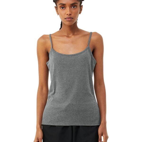 Ladies' Micro Rib Spaghetti Strap Tank Thumbnail