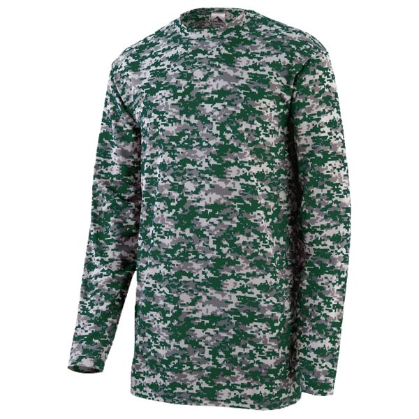 Digi Camo Wicking Long Sleeve T-Shirt Thumbnail