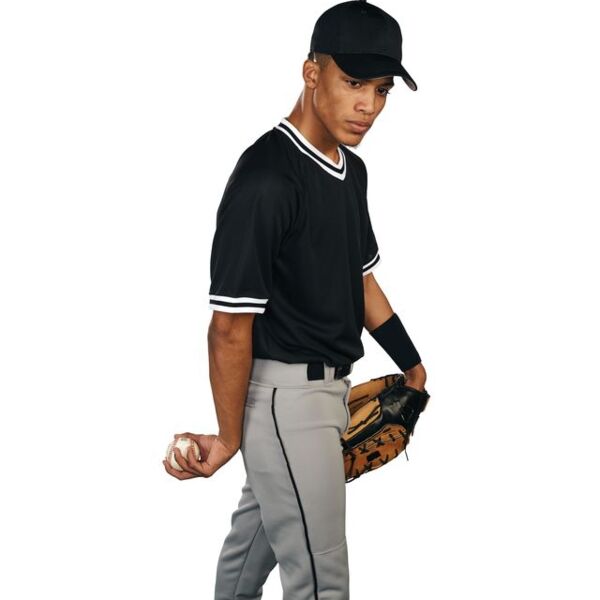 Retro V-Neck Baseball Jersey Thumbnail