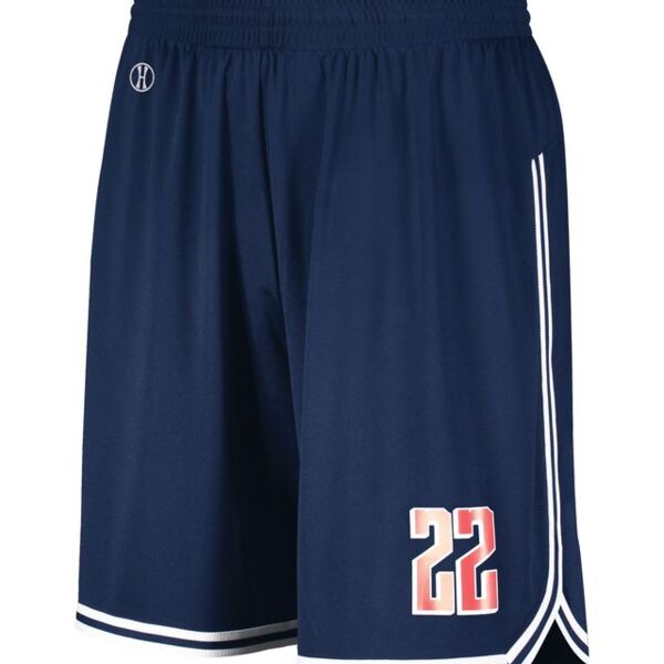 Ladies Retro Basketball Shorts Thumbnail