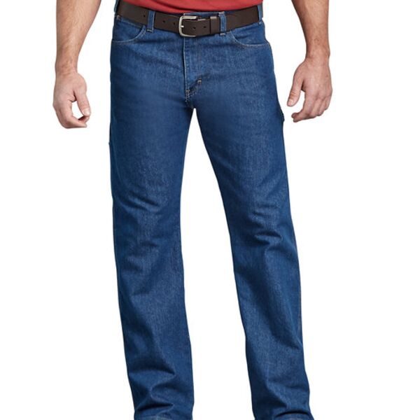Men's FLEX Relaxed Fit Straight Leg 5-Pocket Carpenter Tough Max™ Denim Jean Pant Thumbnail