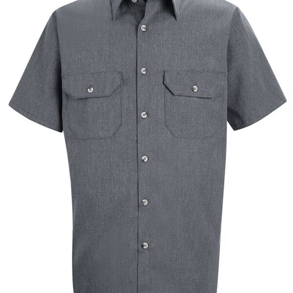 Heathered Poplin Uniform Shirt Thumbnail