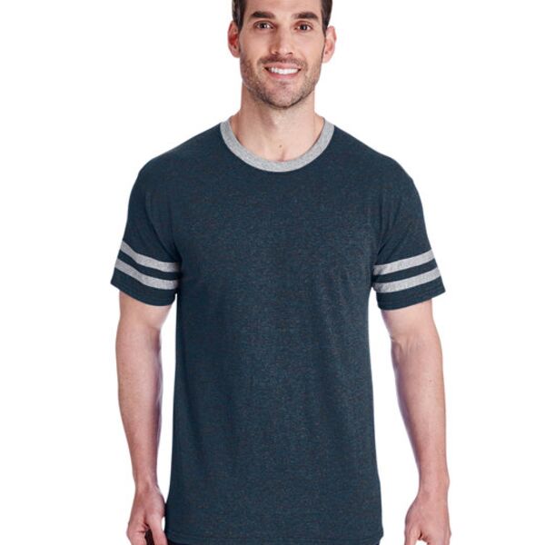 Adult TRI-BLEND Varsity Ringer T-Shirt Thumbnail