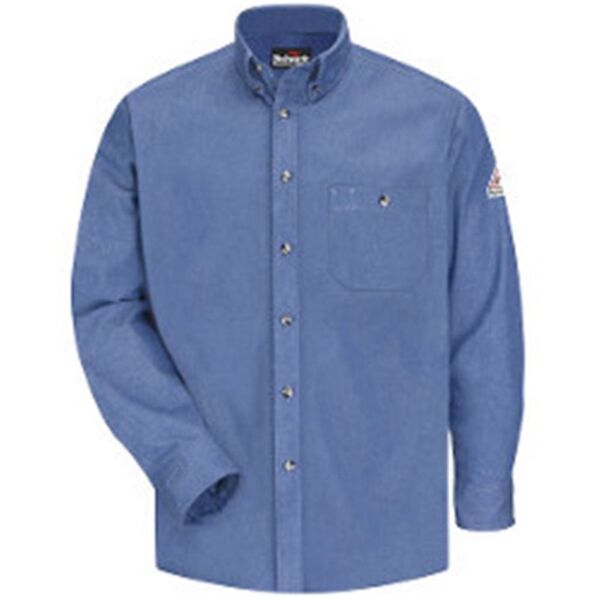 Excel Denim Work Shirt - Long Sizes Thumbnail