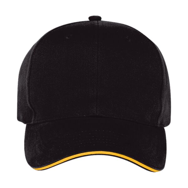 Brushed Twill Sandwich Bill Cap Thumbnail