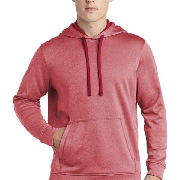 PosiCharge Sport Wick Heather Fleece Hooded Pullover Thumbnail