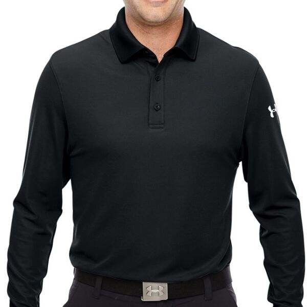 UA Men's Performance Long Sleeve Polo Thumbnail