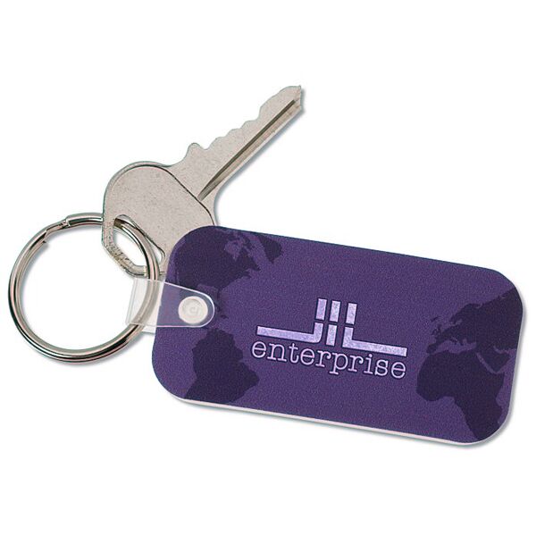 Key Tag | Large Rectangle with Round Corners | Full Color Thumbnail